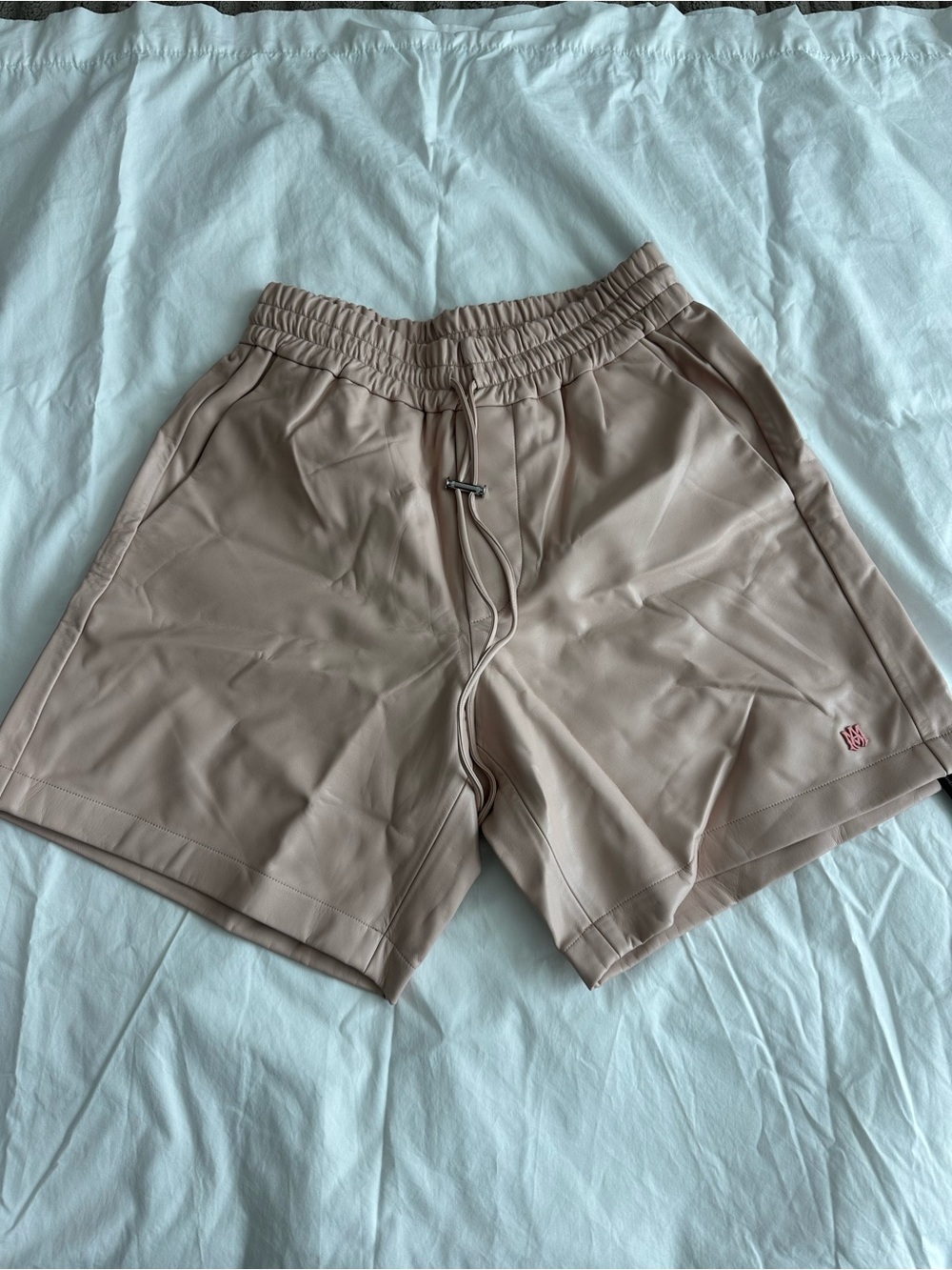 Amiri Basketball Shorts- Vegan Leather- 100% authentic